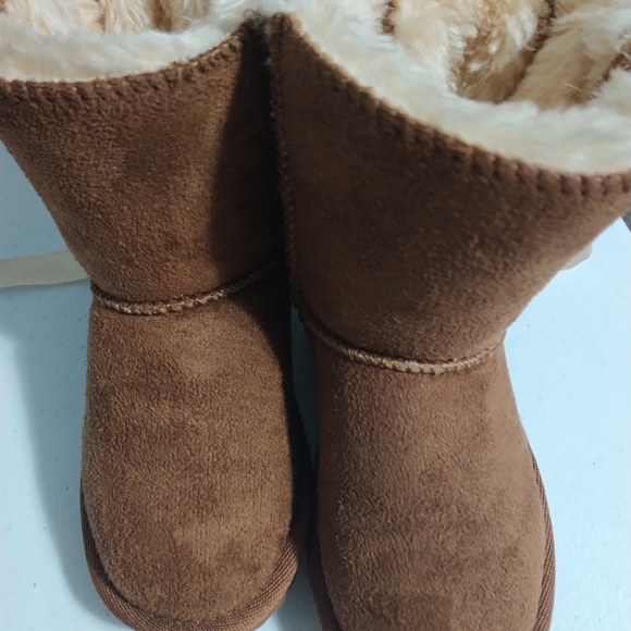 Apres Wrap Guff Girls Boot che Brown - Picture 2 of 7